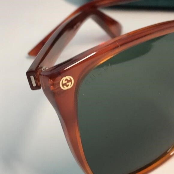 New ✨ Authentic Gucci GG0022S 002 Havana Oversized Sunglasses ✨ - Picture 4 of 12
